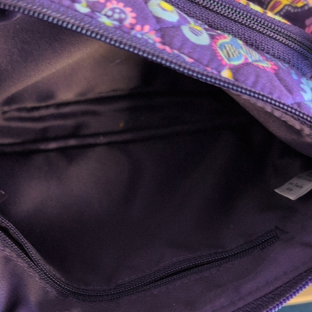 Vera Bradley Batik Leaves Adjustable Crossbody Hipster Bag M547 - Picture 8 of 9